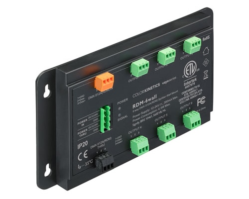 RDM-6WALL SIGNAL SPLITTER | Vari-Lite