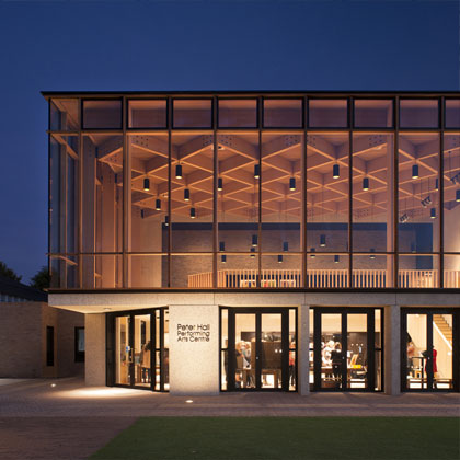 Peter Hall Performing Arts Centre, Cambridge, UK © Philip Vile