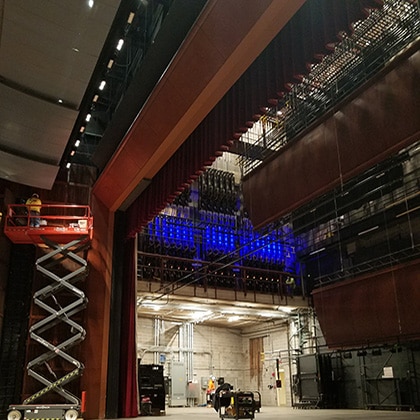 CORBETT AUDITORIUM AT UNIVERSITY OF CINCINNATI © Stages Consultants